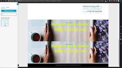 Hướng dẫn tự tạo banner slider và banner slider có sẵn trong flatsome