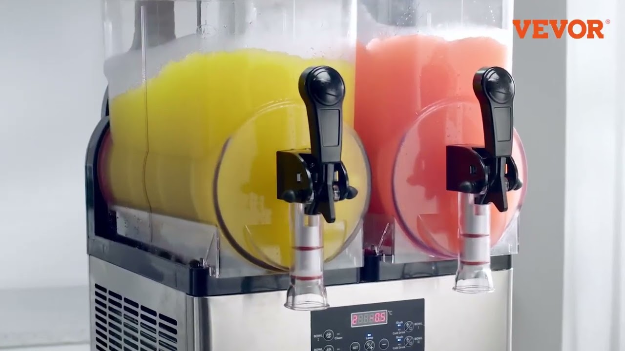 VEVOR 12L Slushy Machine: Make 50 Margaritas in an Hour! Perfect for Parties & Bars
