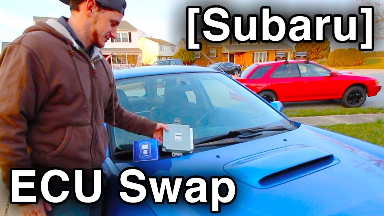 How To Change Ecu Engine Control Unit Swap Subaru Youtube