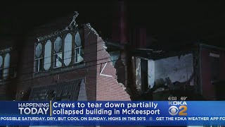 Old School Building Partially Collapses In McKeesport, Family Evacuated