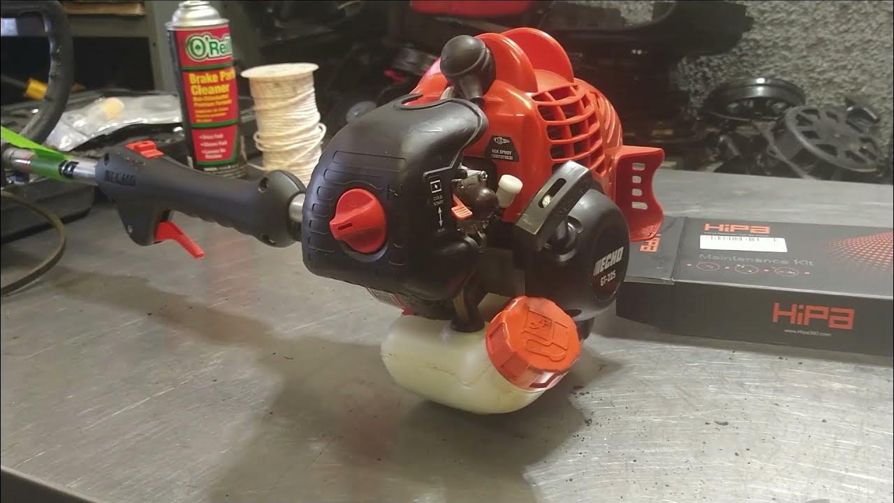 echo gt225 trimmer carburetor fuel line repair replace kit install