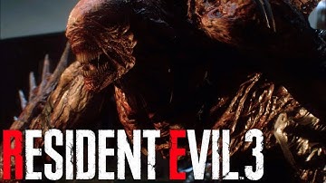 Resident Evil 3 Remake - Nemesis 2nd Form Boss Fight (Nemesis Encounter)