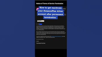 AmazonFlex Deactivated my account #reactivate #AmazonFlex #deactivatedAmazonFlex #AmazonFlexdriver