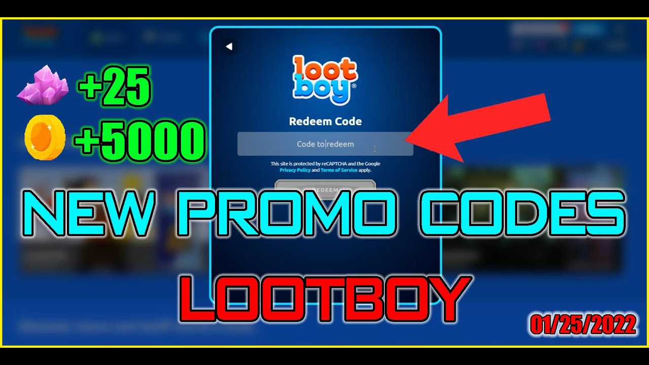 Lootboy New 5 Codes january 2022 - nuevos codigos de lootboy redeem code game
