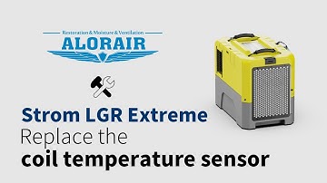 Storm LGR Extreme Dehumidifier Replace the Coil Temperature Sensor