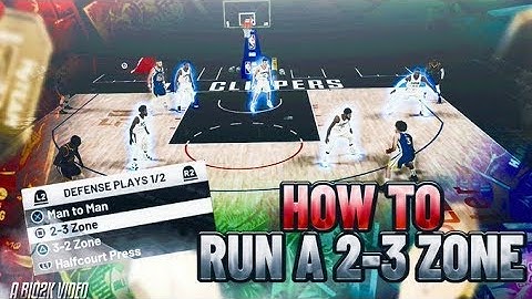 *TUTORIAL* HOW TO RUN A 2-3 ZONE IN NBA 2K20 MYTEAM! FORCING OPPONENTS TO RAGE QUIT EVERY GAME!