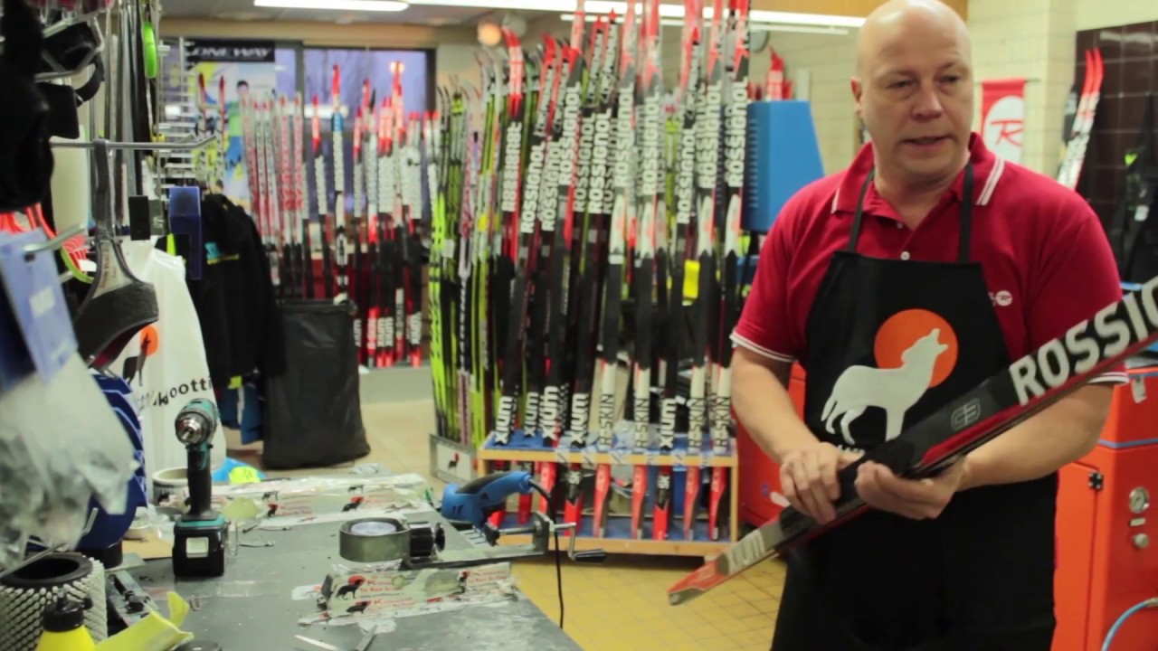 Perinteisen suksen valinta ja voidepesän mittaus