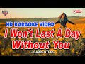 I Won't Last A Day Without You || Carpenters || HD KARAOKE VIDEO #instrumental #karaoke #cover