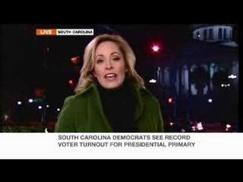 أوباما يحقق فوزاً ساحقاً في ولاية كارولاينا الجنوبية - 26 يناير 2008