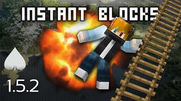 ♠ [1.5.2] INSTANT BLOCKS MOD - XP grinders, Diamond mines!
