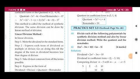 Answers!!! Polynomial chapter 3 class 9 | Maths 1 algebra free digest questions and answers
