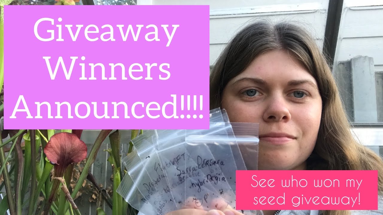 Seed Giveaway Winners Announced!