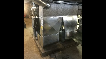 HVAC Twin Furnaces Install #hvac #hvacinstall #sheetmetalfabrication #hvacsystems #ruud #furnace