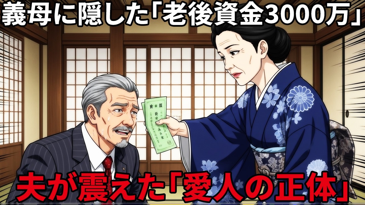 【55歳専業主婦】「3000万は俺のもの」老後資金を義母名義に隠した定年夫。離婚届と共に私が突きつけた