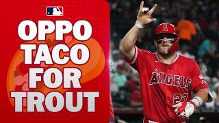 Mike Trout Launches His 16Th Home Run Of The Season 1St Career Hr At Chase Field