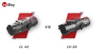 Thermal Imaging Clip On Comparison - CL42 vs CH50 - InfiRay Outdoor