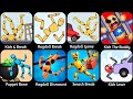 Roblox,Ragdoll Break,Kick the Buddy,Ragdoll Dummy,Annoying Uncle Punch,Kick Loser,Smash Puppet