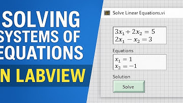 Solving Systems of Equations in LabVIEW