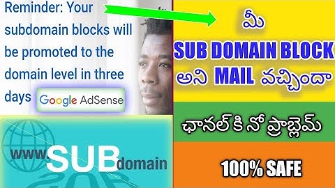 Reminder: Your subdomain blocks will be promoted to the domain level in 3 days your subdomain block