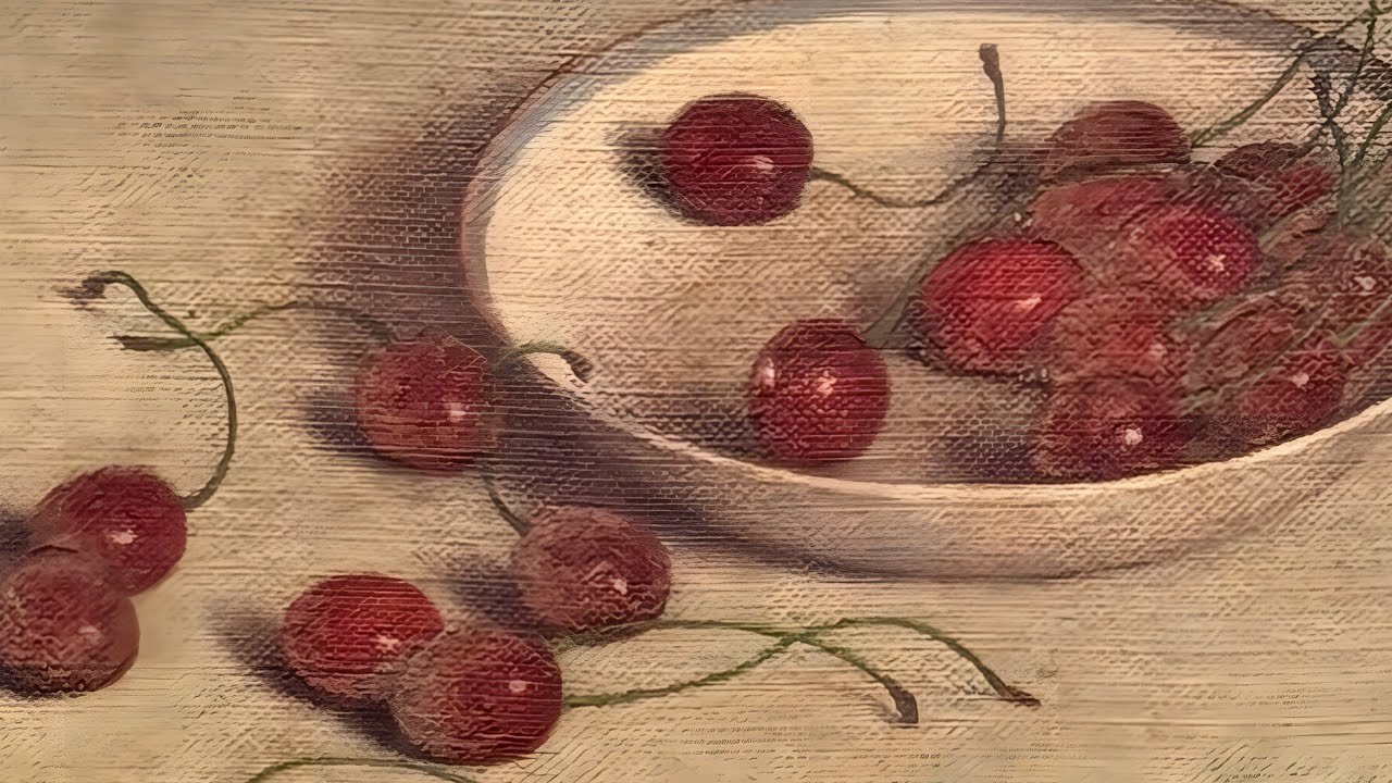 Art Appreciation No. 1198 [Cherries] by Yajuro Takashima - Private