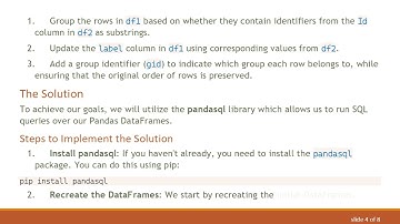 Grouping Rows Based on Substrings and Assigning Labels in Pandas Python