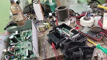 Daikin inverter AC E1 error repairing my shop Vizianagaram