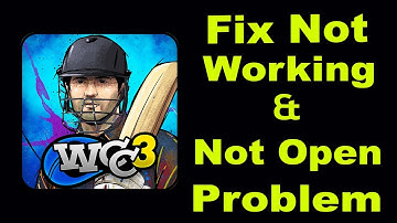 How To Fix World Cricket Championship App Not Working | World Cricket Championship Not Open Problem