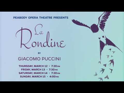Peabody Opera Theatre Flash Mob La Rondine Youtube
