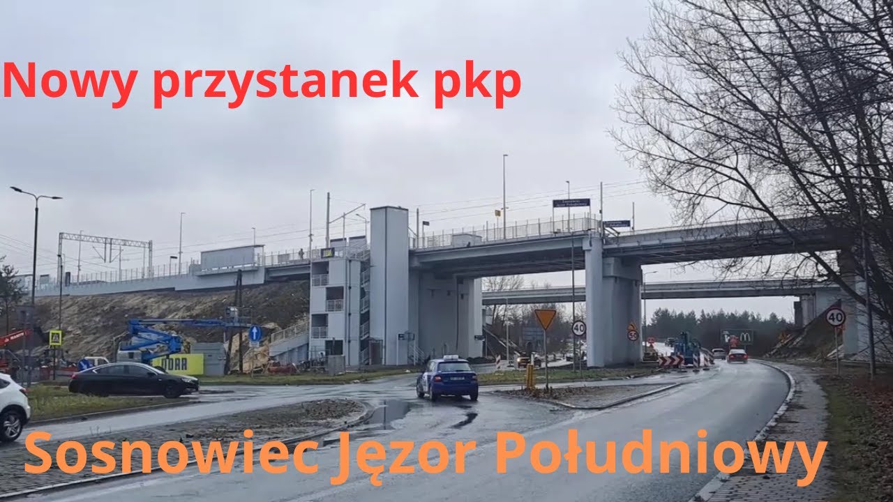 Nowy przystanek pkp - Sosnowiec Jęzor Południowy
