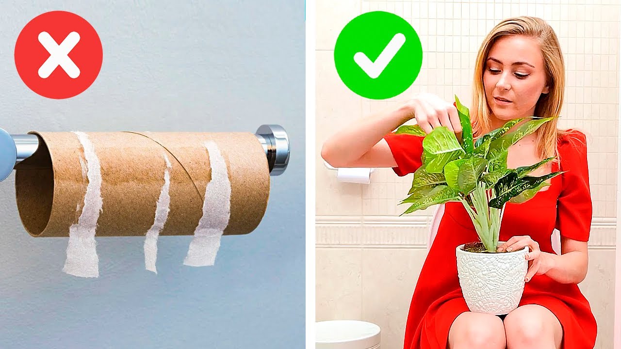 LUSTIGE KLO-MOMENTE, BAD-TRICKS UND KLO-HACKS