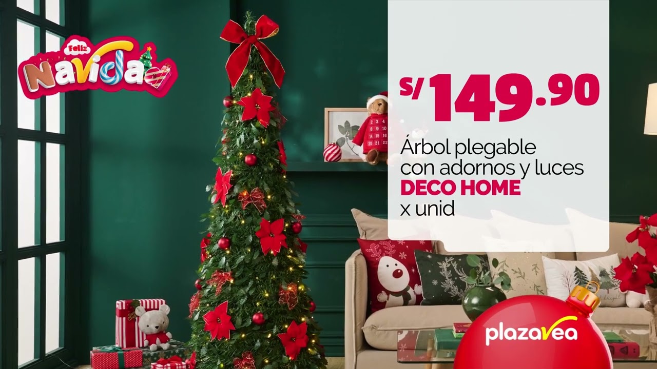 ¡Lleva a tu hogar la magia de la Navidad! ✨🎄🎅 Todo lo que necesitas en plazaVea y plazaVea.com.pe