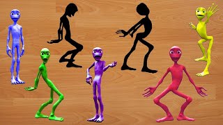 Learn Colors Dame Tu Cosita - Alien Dance Wrong Wooden Slots - Zuma Kids TV