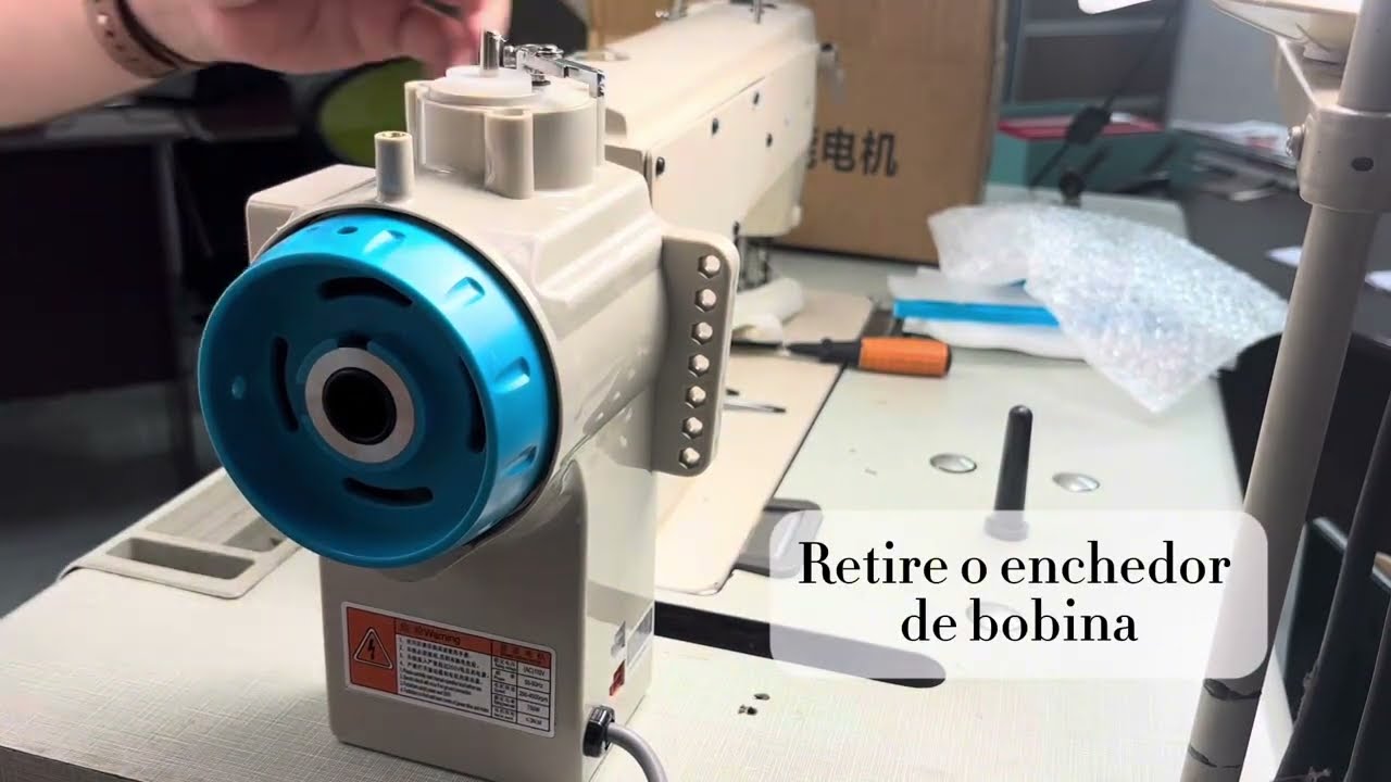 Instalação de motor Direct Drive Primeiralinha em costura Reta Convencional