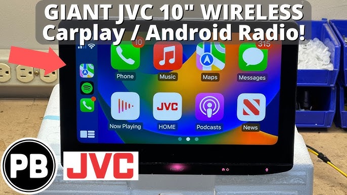 JVC KW-M780BT 6.8 Car Monitor Receiver w/Carplay/Android/Bluetooth/HDMI+Camera  - Rockville Audio