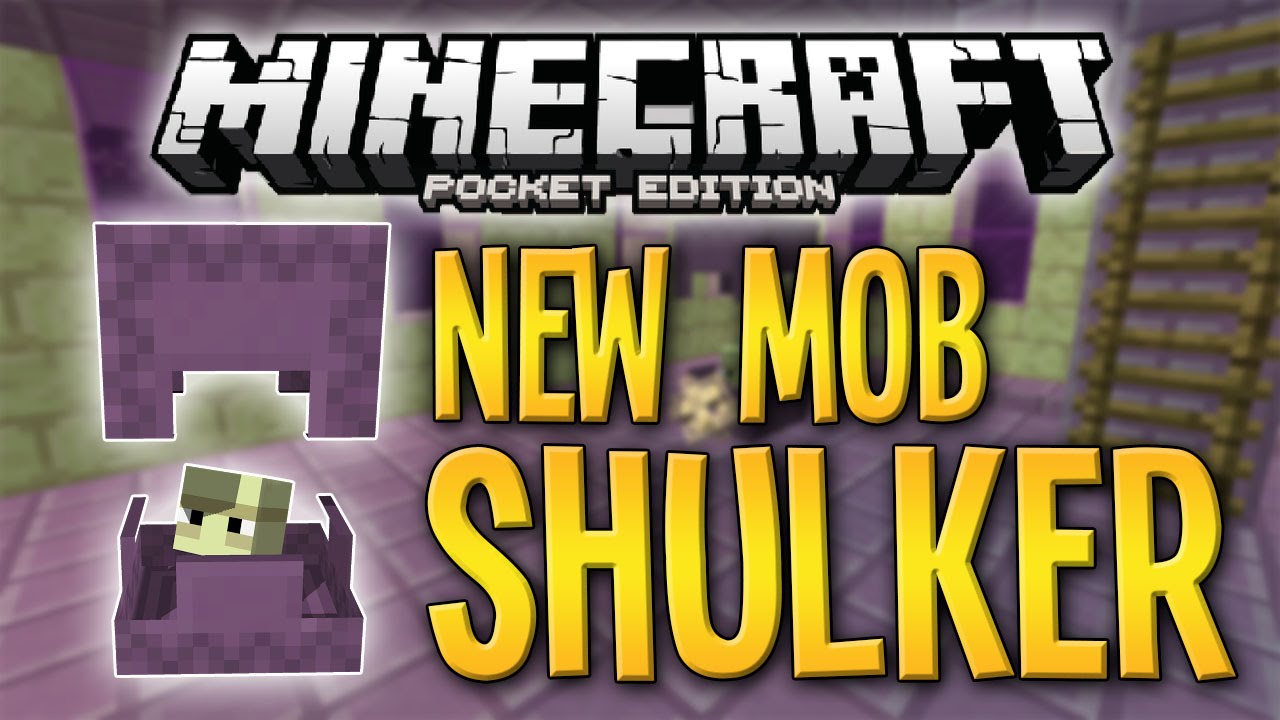 Minecraft Pe 0 12 1 Shulker Mod Like 1 9 Minecraft Pc Youtube