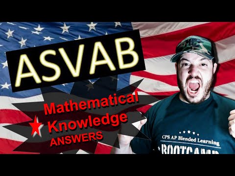 ASVAB AFQT Practice Test: Math Knowledge 10 questions and answers