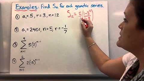 Finite Geometric Series