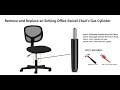 Remove and Replace an Sinking Office Swivel Chair&#39;s Gas Cylinder