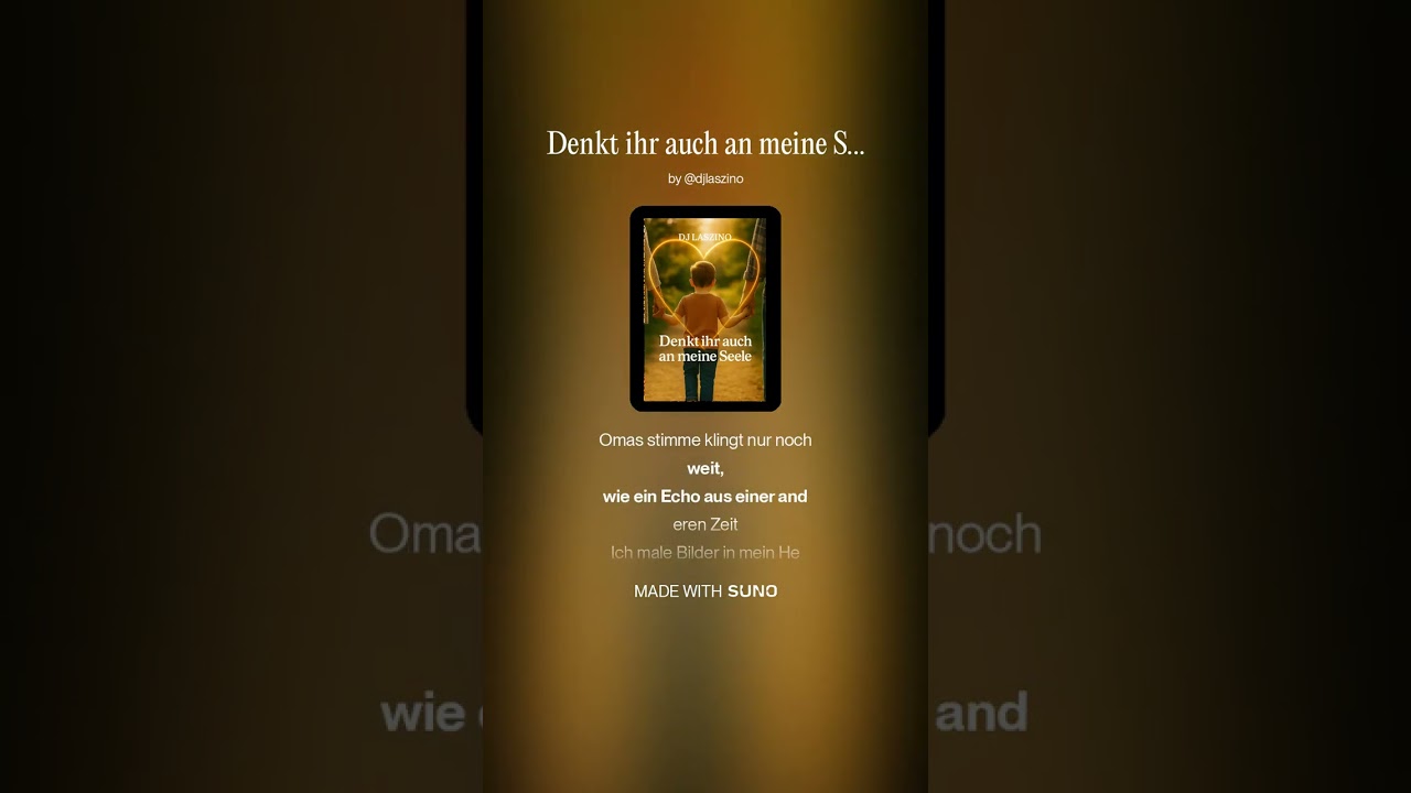 Denkt ihr auch an meine Seele