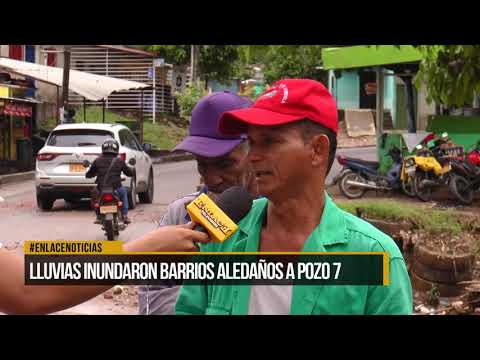 Lluvias desbordaron caño que atraviesa Pozo 7