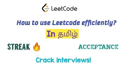 How to use leetcode for beginners | Use effectively | In tamil | தமிழில்