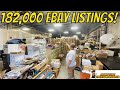 MILLIONS OF ITEMS & 182,000 EBAY LISTINGS! A Visit to Mr. Buysalot!
