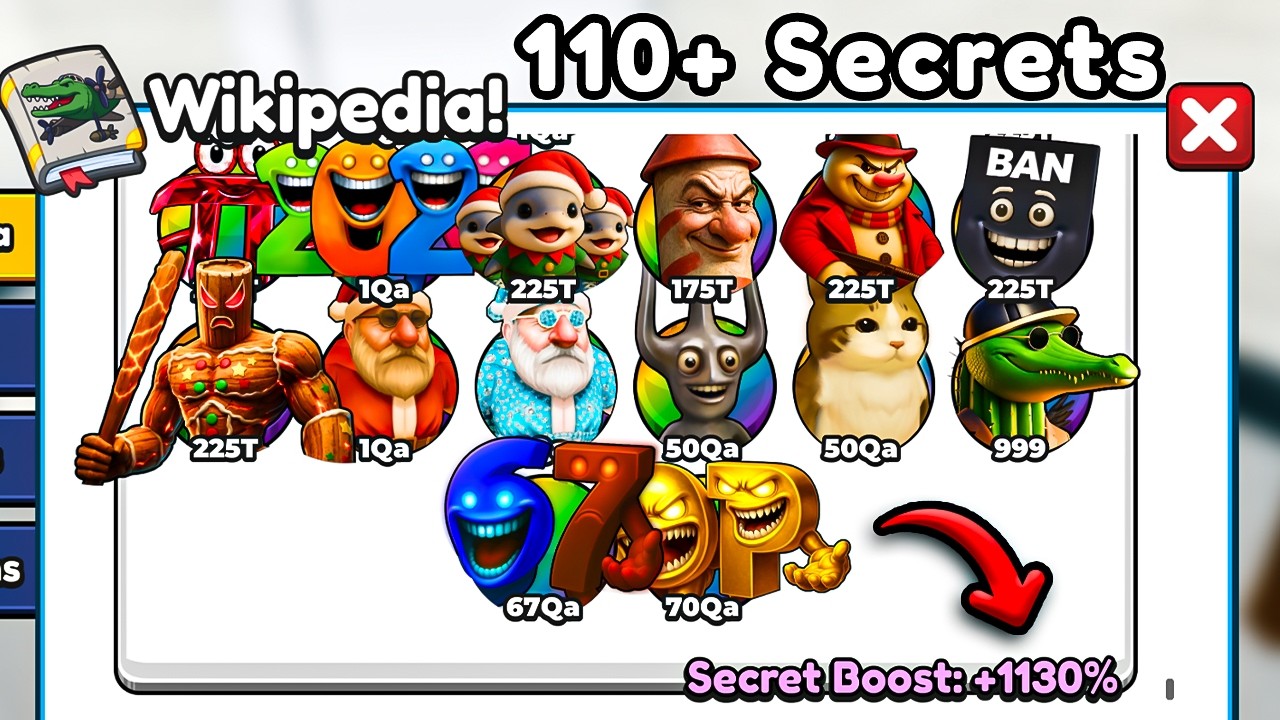 Unlocking ALL 110+ SECRETS In Brainrot Evolution Rolbox!