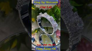 Vòng Tay Kim Cương Nhân Tạo Moissanite, Sang Trọng và Lấp Lánh. #vòngtay #moissanite