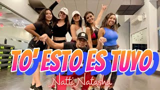 TO' ESTO ES TUYO | Natti Natasha | ZUMBA | By: ZIN JOEL Resimi