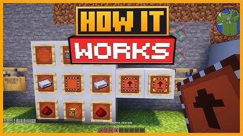 🟨 HOW RESTOCK UPGRADE WORKS in SOPHISTICATED BACKPACKS in MINECRAFT