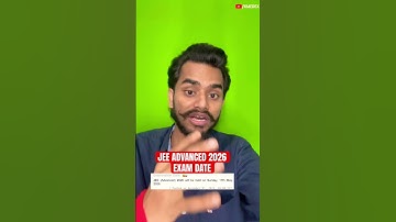 🔴JEE ADVANCED 2026 exam date #jeeadvanced #jee #trending #viral #shorts #youtubeshorts