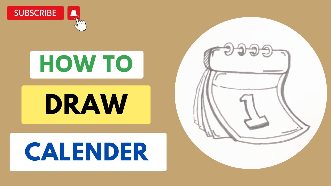 HOW TO DRAW CALENDER - CREATIVE DOODLING GUIDE FOR CALENDERS