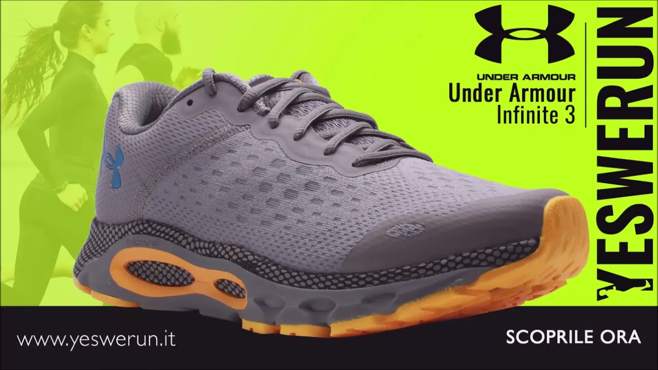 YESWERUN - Recensione scarpe da running Under Armour Infinite 3 - YouTube