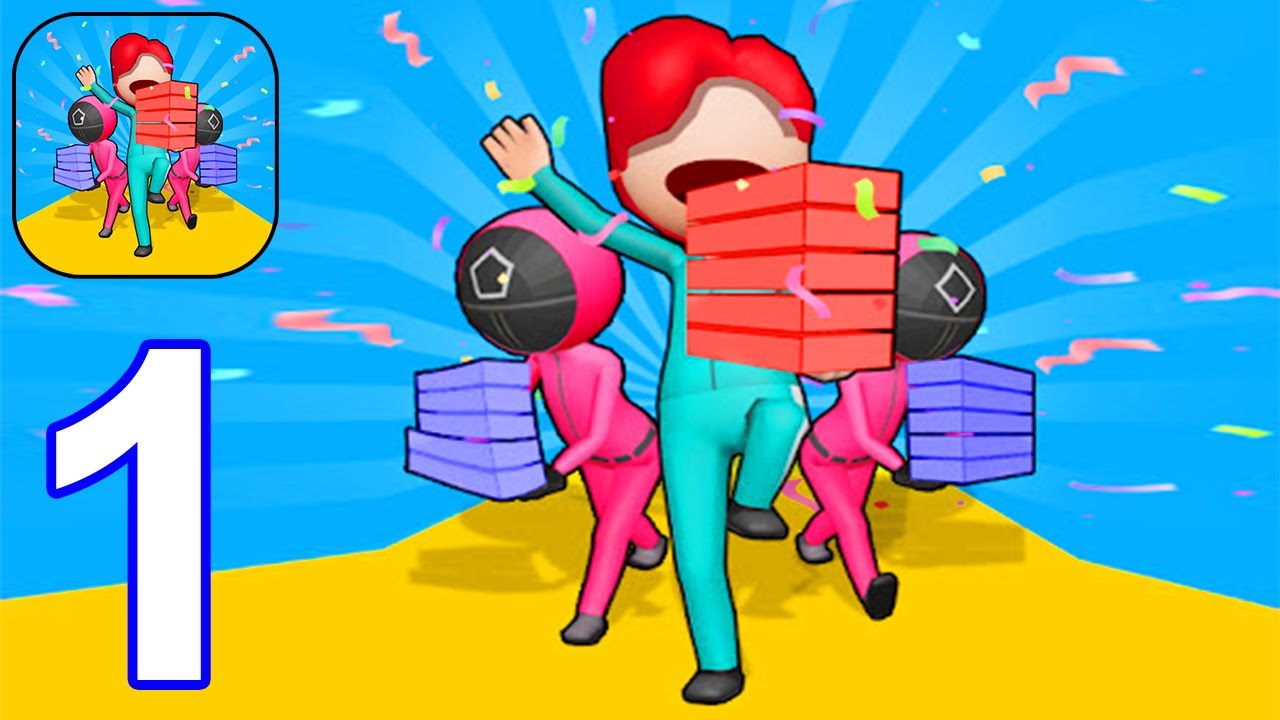 Shortcut Run Squid Race 3D - Gameplay Walkthrough Part 1 All Levels 1-10 (Android,iOS)